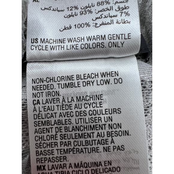 INC International Concepts Womens Lace Trim Thong Panties 3 Pack Gray Large New - Picture 5 of 6